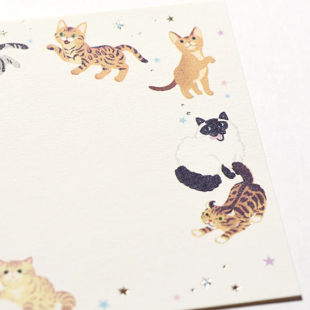 日本C Press 高級和紙便條簿 - Cats & Dogs