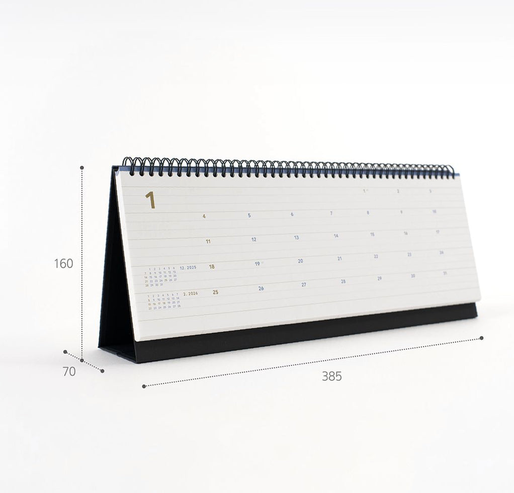 打破傳統月曆設計‼️生活必備‼️韓國Standing Month to Week 2026 桌上月曆