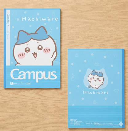 Chiikawa x Campus 大頭照片系列橫線筆記本套裝 - 一套5 入* [預購貨品，下單後14天出貨]