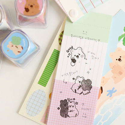 韓國Kiki Quokka 短尾袋鼠浸透印章 ：一共4 款