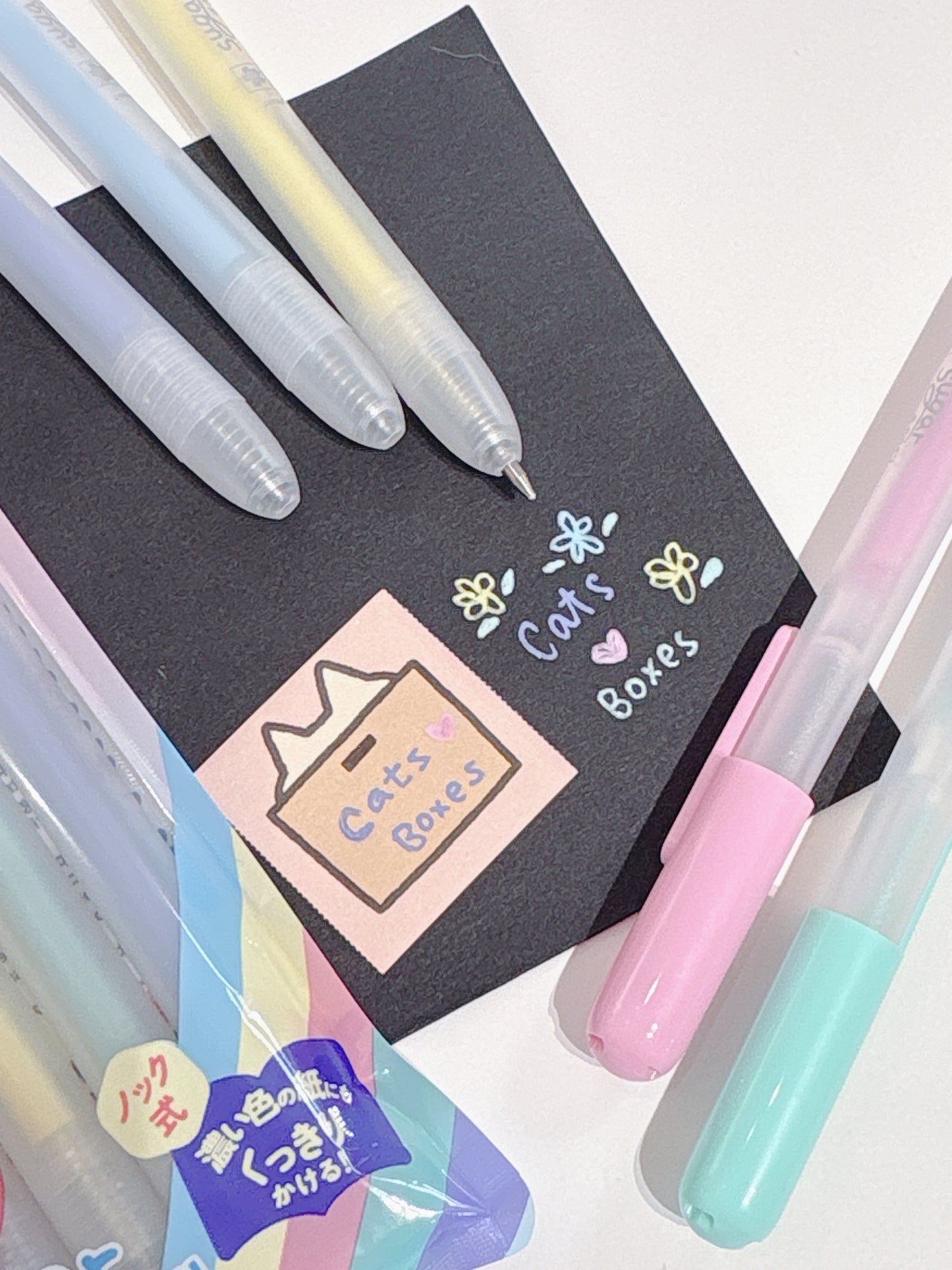 日本SAKURA Sugar🍬復古粉彩色系列按壓式 Gel Ink Pen Set ( 一套5 枝）