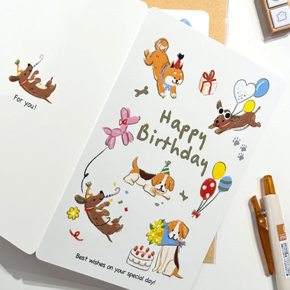 粉彩日記萬用卡 - Happy birthday for you