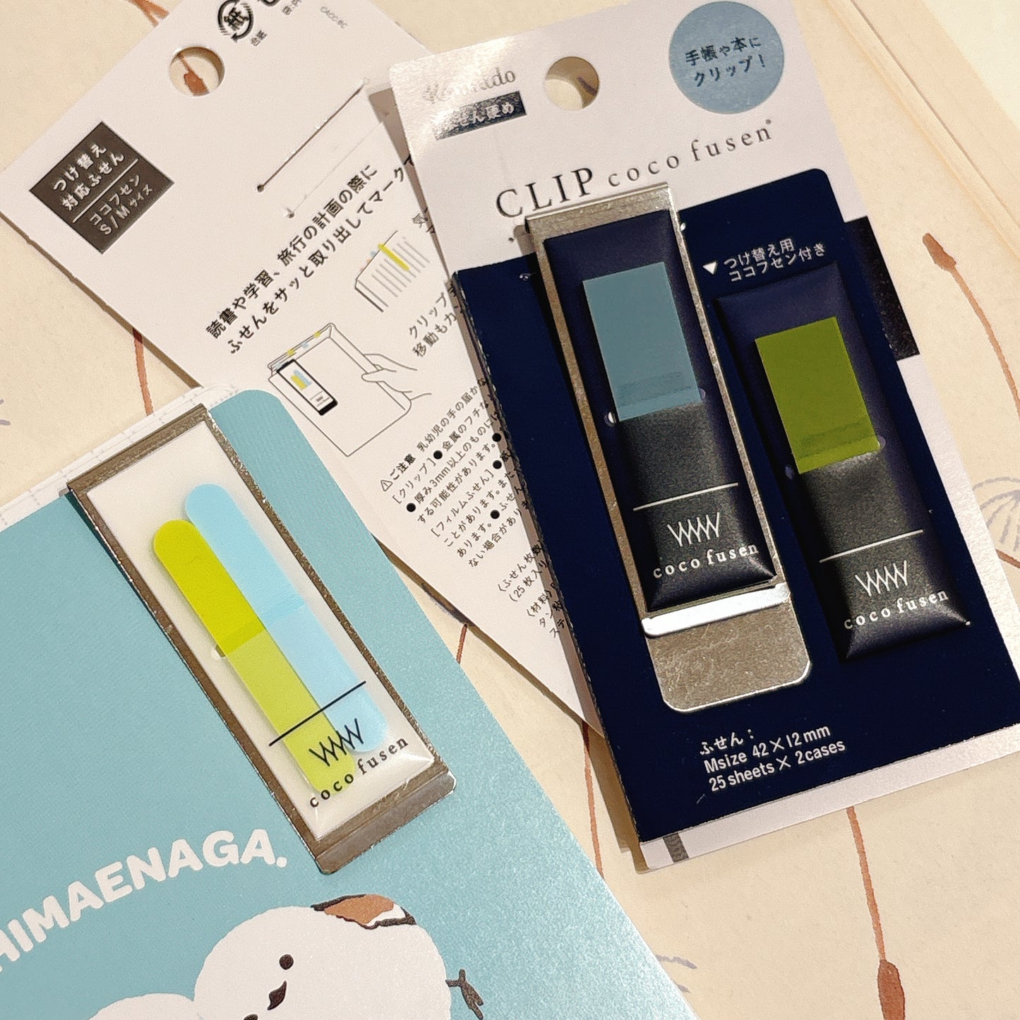 日本 Clip Coco Fusen 書夾型 Index Memo - 2 色選擇