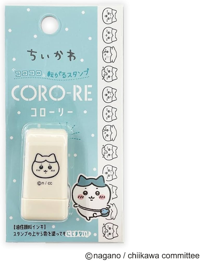 日本Chiikawa x Coro-re 滾輪式轆轆印章 - 個人系列：Usagi / 小八 / Chiikawa