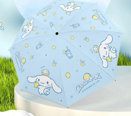 Sanrio Characters 晴雨兩用 · 自動開關防UV縮骨雨傘 - 肉桂狗2 款 (預購貨品)