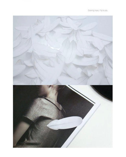 韓國Appree便條貼Palette - 羽毛（一套兩款大細）