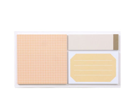 日本Emily Lifestyle Series Sticky Memo Palette 便條貼 - Orange Mix