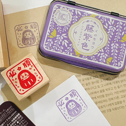 日本Shachihata 色染油性印台 - 藤紫色