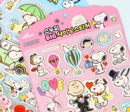 My Snoopy World 史努比緊金經典貼紙 - 隨機發送 * [預購貨品，下單後14天出貨]