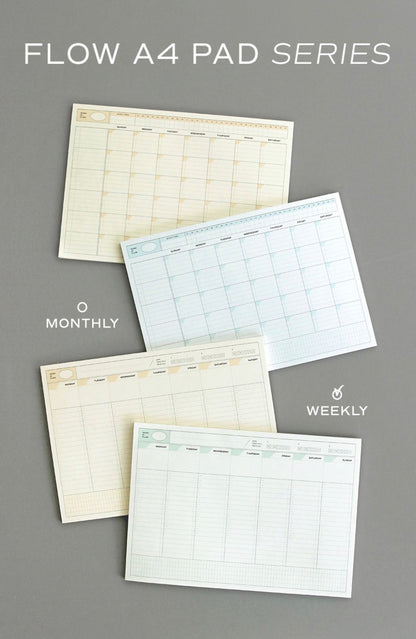 韓國Iconic A4 Monthly Schedule Pad - 50 張