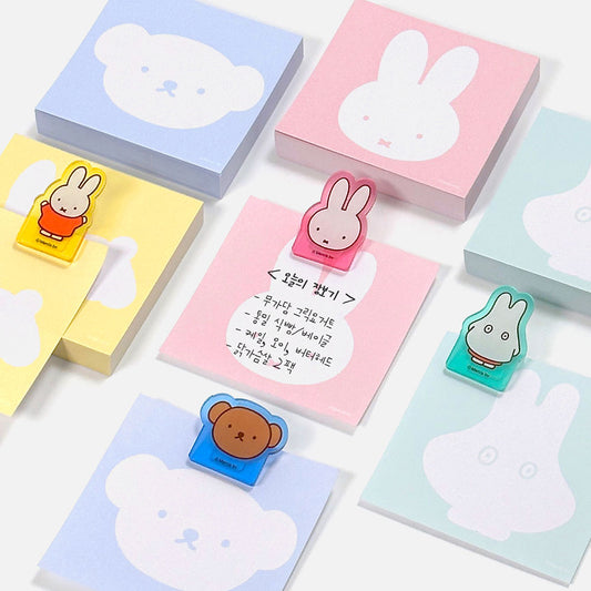 Miffy Clip and Memo Set (便條紙連夾仔套裝）