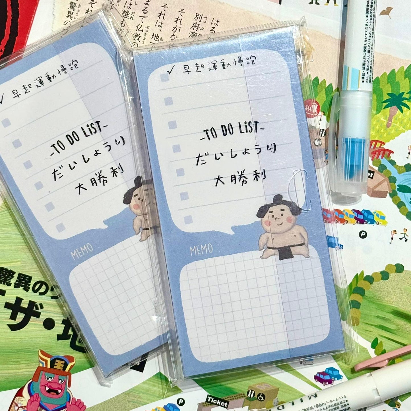 相撲手每日To Do List Memo - 40 張