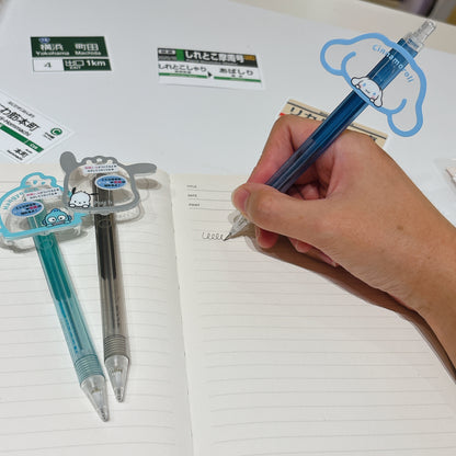 日本 Sanrio Characters 透明窗框大頭造型鉛芯筆- 6 個角色
