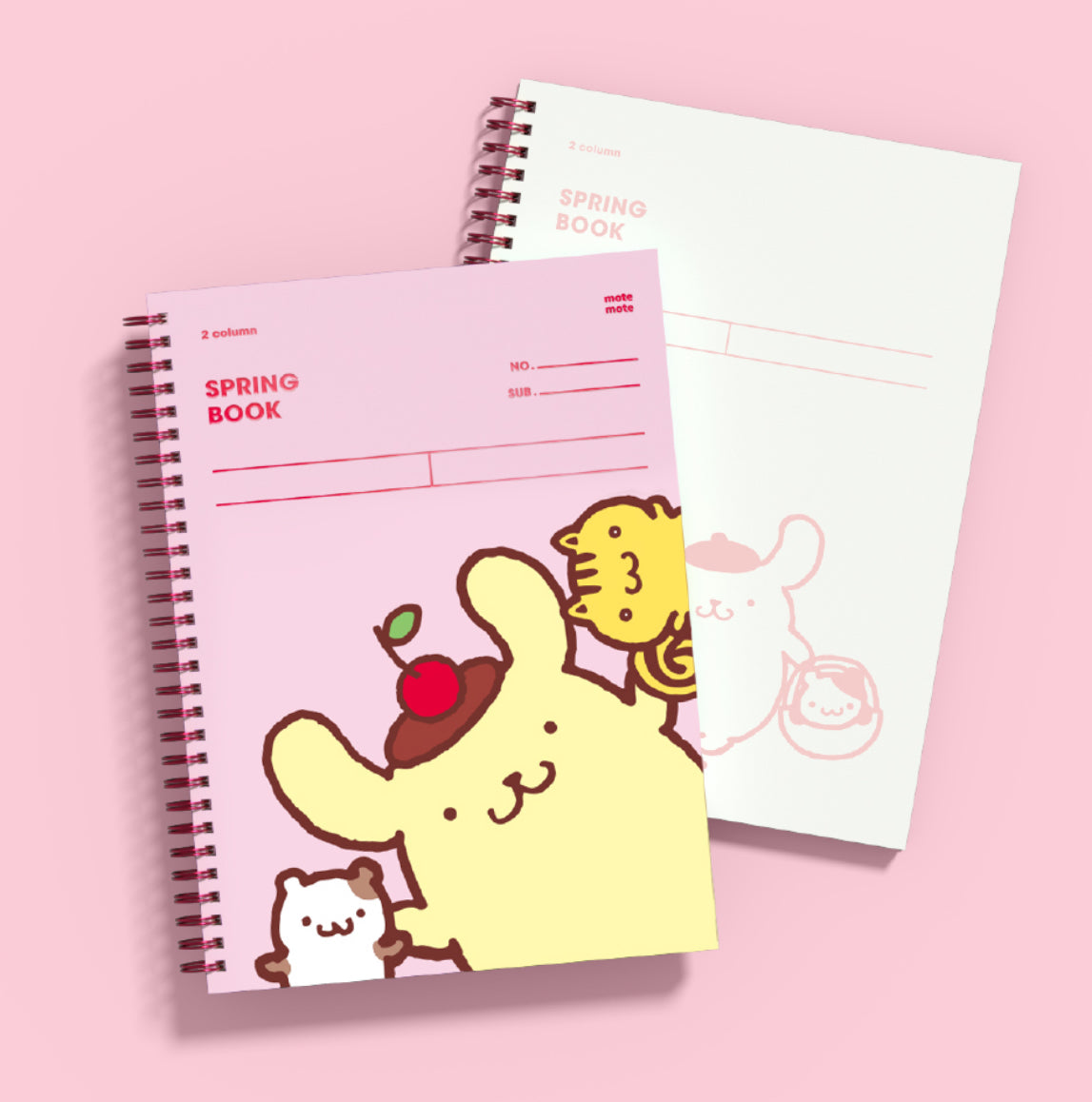 韓國모트 x Sanrio Characters B5 線圈筆記簿 * [預購貨品，下單後14天出貨]