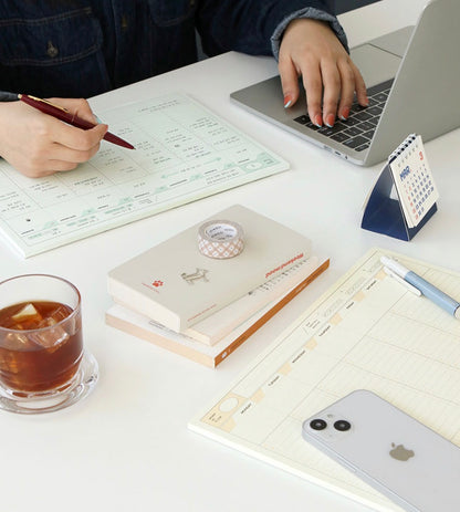 韓國Iconic A4 Monthly Schedule Pad - 50 張