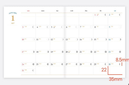 [Inbox 索取減$20 優惠碼‼️］韓國 2027 The Lunar Moonrise Schedule : 月週計劃