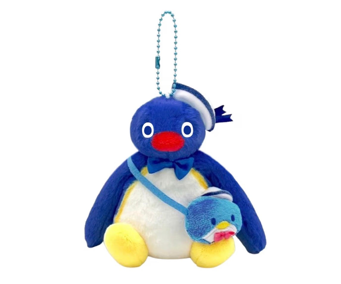 《早鳥訂購88 折‼️》日本45 週年限定版 Pingu x Sanrio Tuxedosam 聯乘：Pingu 公仔匙扣 [預購貨品，兩星期後寄出］