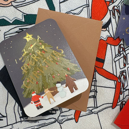 日本 Christmas tree 🌲 立體pop up聖誕咭小卡