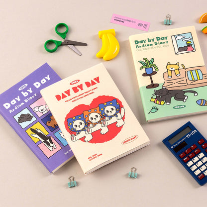 韓國2026 Day by Day Monthly & Daily Schedule 月計劃 + 日計劃 - 小狗集合 [預購貨品，下單後14天出貨]