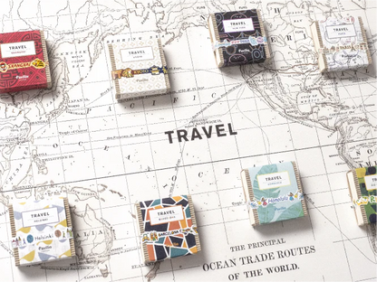 [7 月25 日截單］日本Lace Tape 系列Die Cut 紙膠帶 - Travel (6 款）