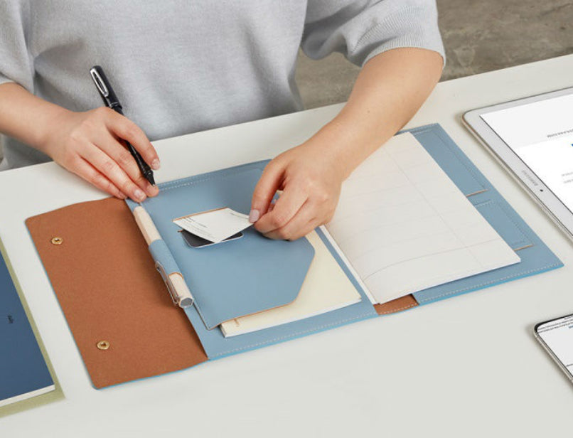 韓國Better Together Organizer 多功能皮革收納包連A5 Notepad 套裝 [預購貨品，下單後14天出貨]