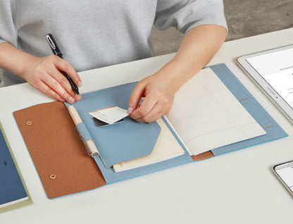 韓國Better Together Organizer 多功能皮革收納包連A5 Notepad 套裝 [預購貨品，下單後14天出貨]