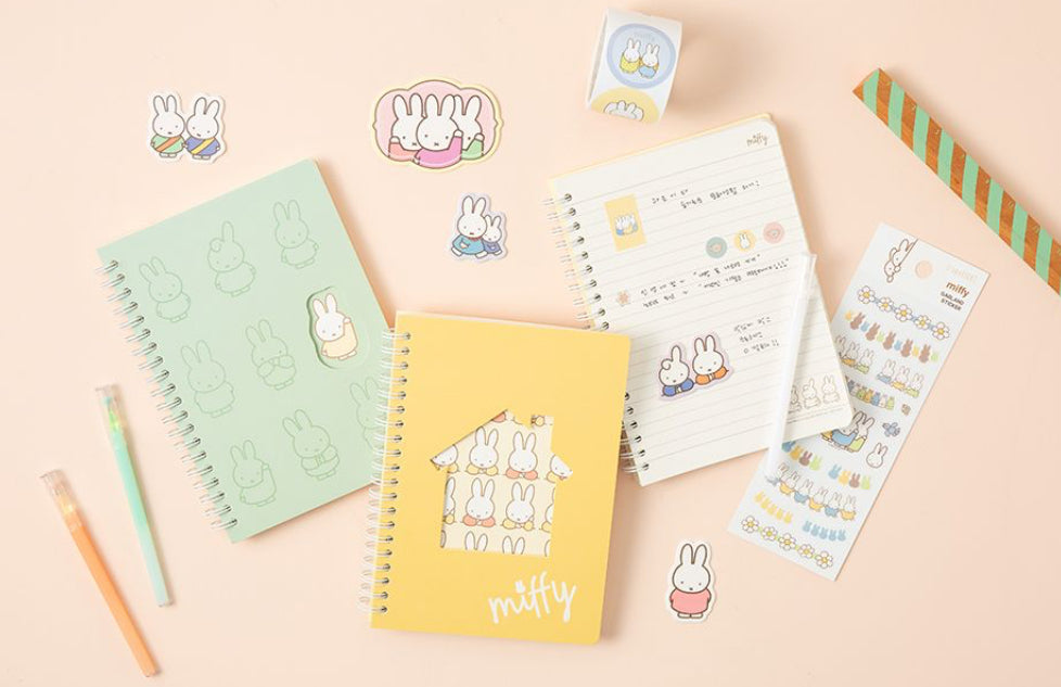 Miffy in Pastel Collection - B6 橫線Notebook (預購貨品）