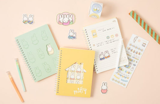 Miffy in Pastel Collection - B6 橫線Notebook (預購貨品）