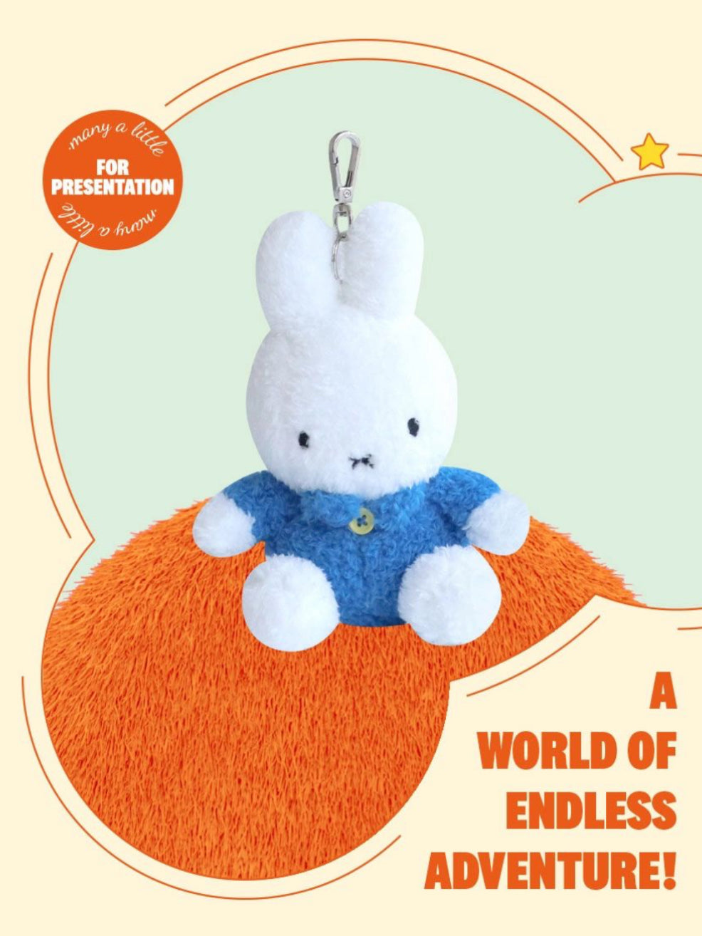 冬季毛衣版Miffy 毛公仔鎖匙扣掛件 (預購貨品）