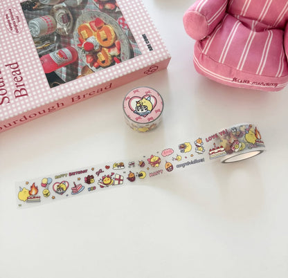 韓國Second Morning 愉快檸檬仔卷裝粒粒貼紙 - Happy Time !  [預購貨品，下單後14天出貨]