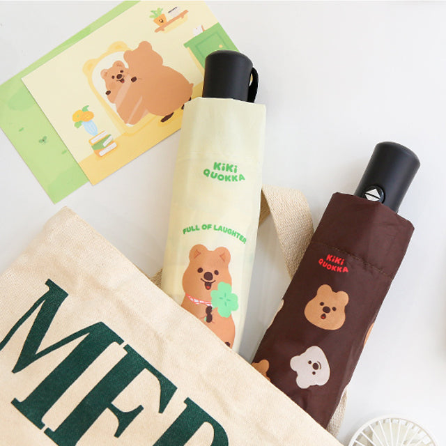 韓國濟州Kiki Quokka 自動開關防UV縮骨雨傘 - 2 款 * [預購貨品，下單後14天出貨]