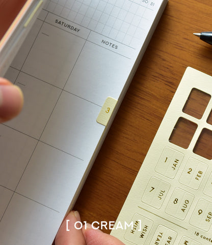 韓國手帳熨金Classy Index tab 貼紙 [預購貨品，下單後14天出貨]