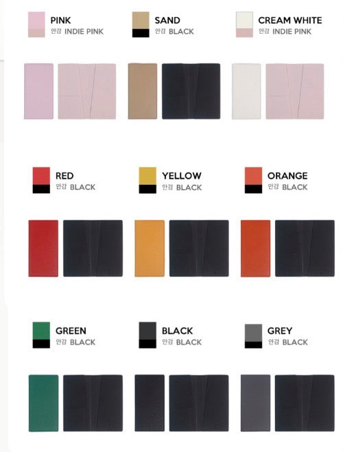 《新年限定‼️👛減$40》韓國 Fenice Studio Premium Bifold  Wallet - 10 色選擇  * [預購貨品，下單後14天出貨]