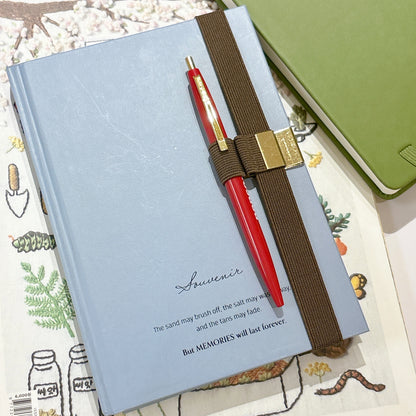 日本 midori 手帳日記本彈性筆夾綁帶 二合一 Note Band + Pen holder