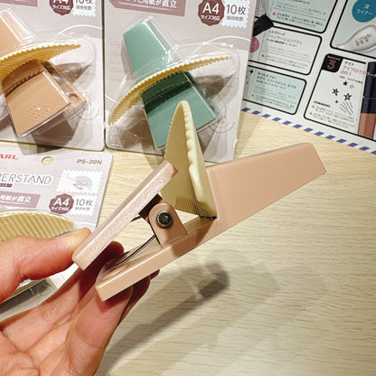 日本 Carl Paper Stand Clip 文件支架 - 三色全新上架