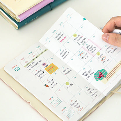 韓國 2026 Today's Mood Slim Size Schedule - 月週計劃 (預購商品)