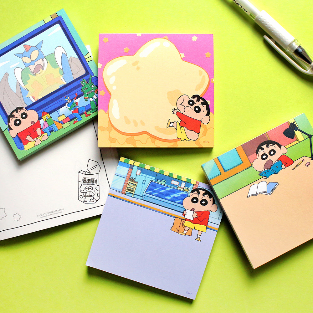Crayon Shinchan 蠟筆小新系列方型 Memo Pad   [預購貨品，下單後14天出貨]