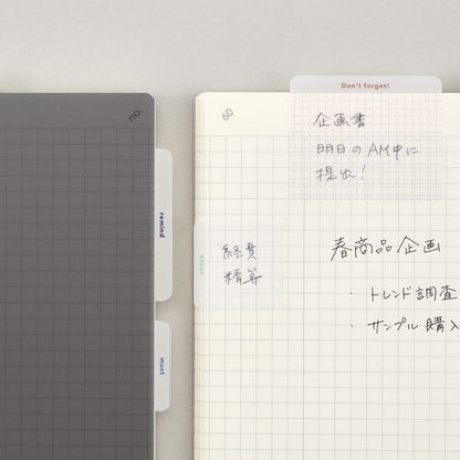 日本Isshoni 加厚半透明可書寫Mini Index便條貼 - Things To Do