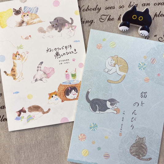 日本A5和紙信紙 - 日和貓咪