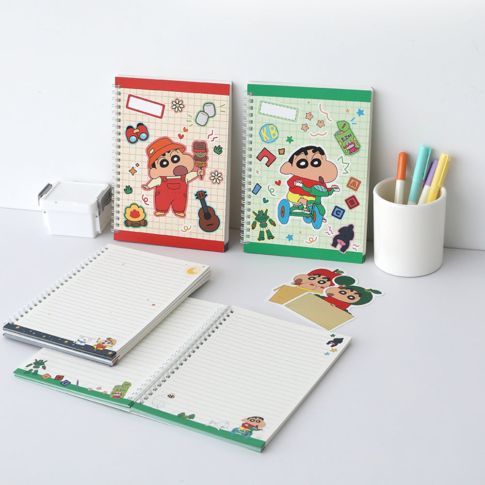 Crayon Shinchan 蠟筆小新系列 A5 圈圈筆記簿  - 橫線 * [預購貨品，下單後14天出貨]