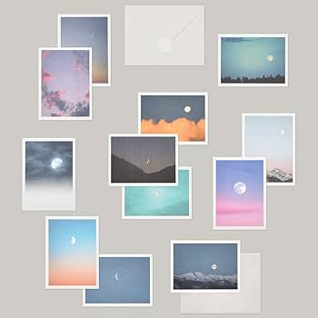 韓國Monolike 36 Days Mini Message Card Set (一套36 張）Moon Moments [預購貨品］