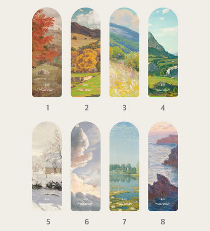Monet Collection 12 款書簽- 莫奈的藝術館畫作系列 - * [預購貨品，下單後14天出貨]