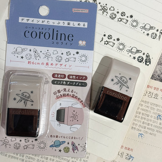 日本COROLINE 滾輪式印章 - UFO