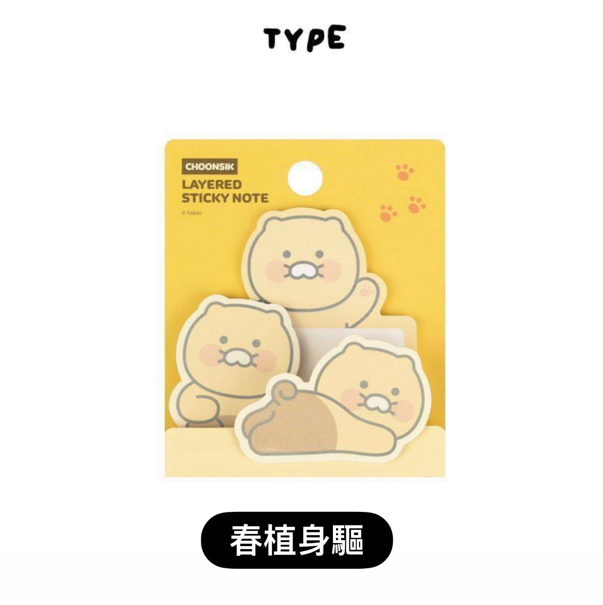 韓國春植黏貼力便條貼 [預購貨品，下單後14天出貨]