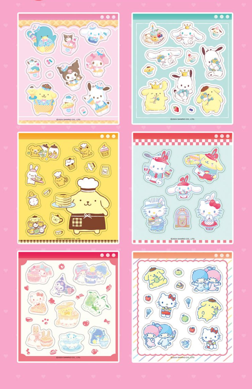 Sanrio Characters Sticker Book Collection 第三彈- Party Time (預購商品)