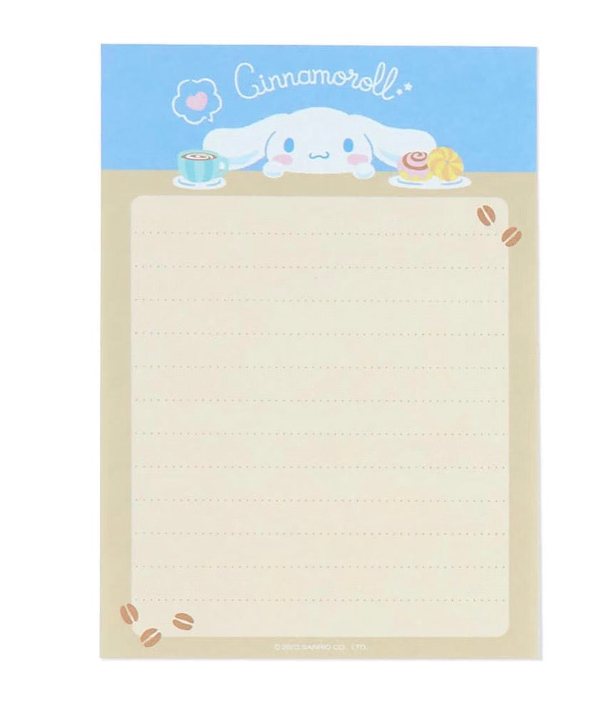 《新品9 折‼️》日本Sanrio Characters 肉桂狗108 頁Writing Note Pad [ 預購貨品 ］