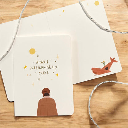 《小王子系列》熨金溫暖文字心意小卡 - 一共四款