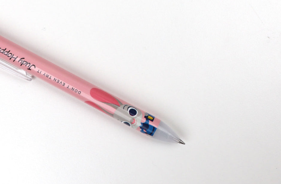 Disney 優獸大都會Zootopia 0.5 黑色筆 - Nick and Judy * [預購貨品，下單後7 天出貨]