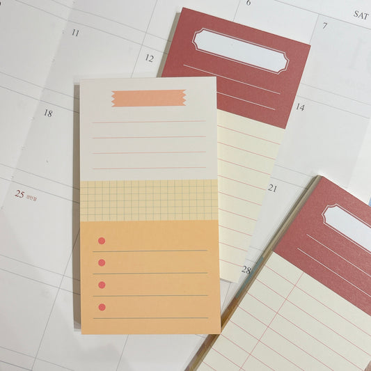 韓國 MONO Paper 便條簿 - Triple memo pad - Sunset