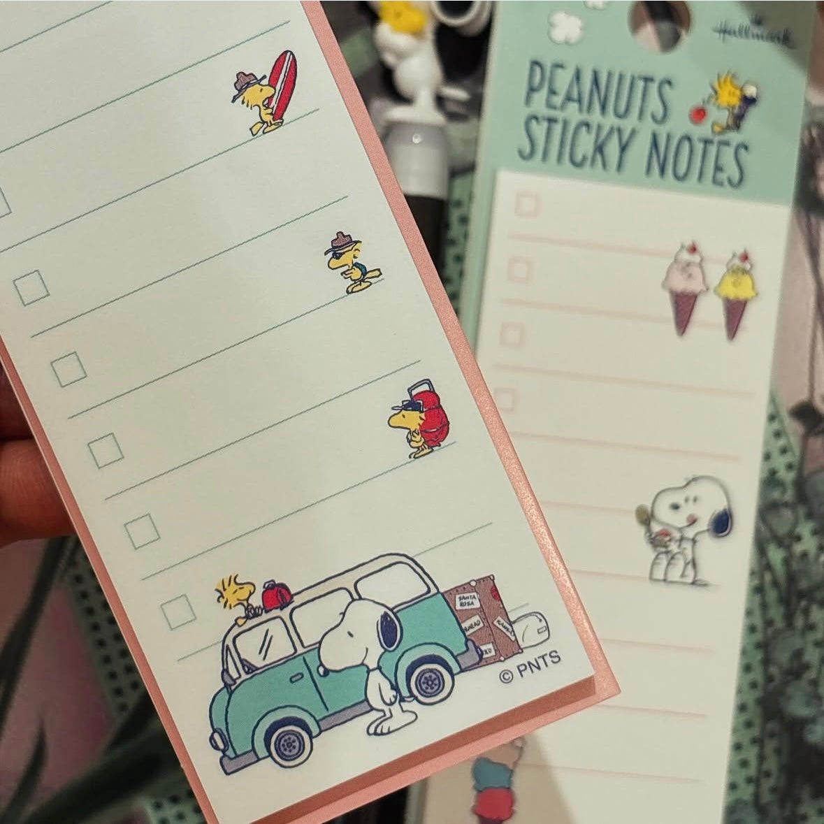 日本 My Snoopy World - Checklist 便條貼（有黏貼力）